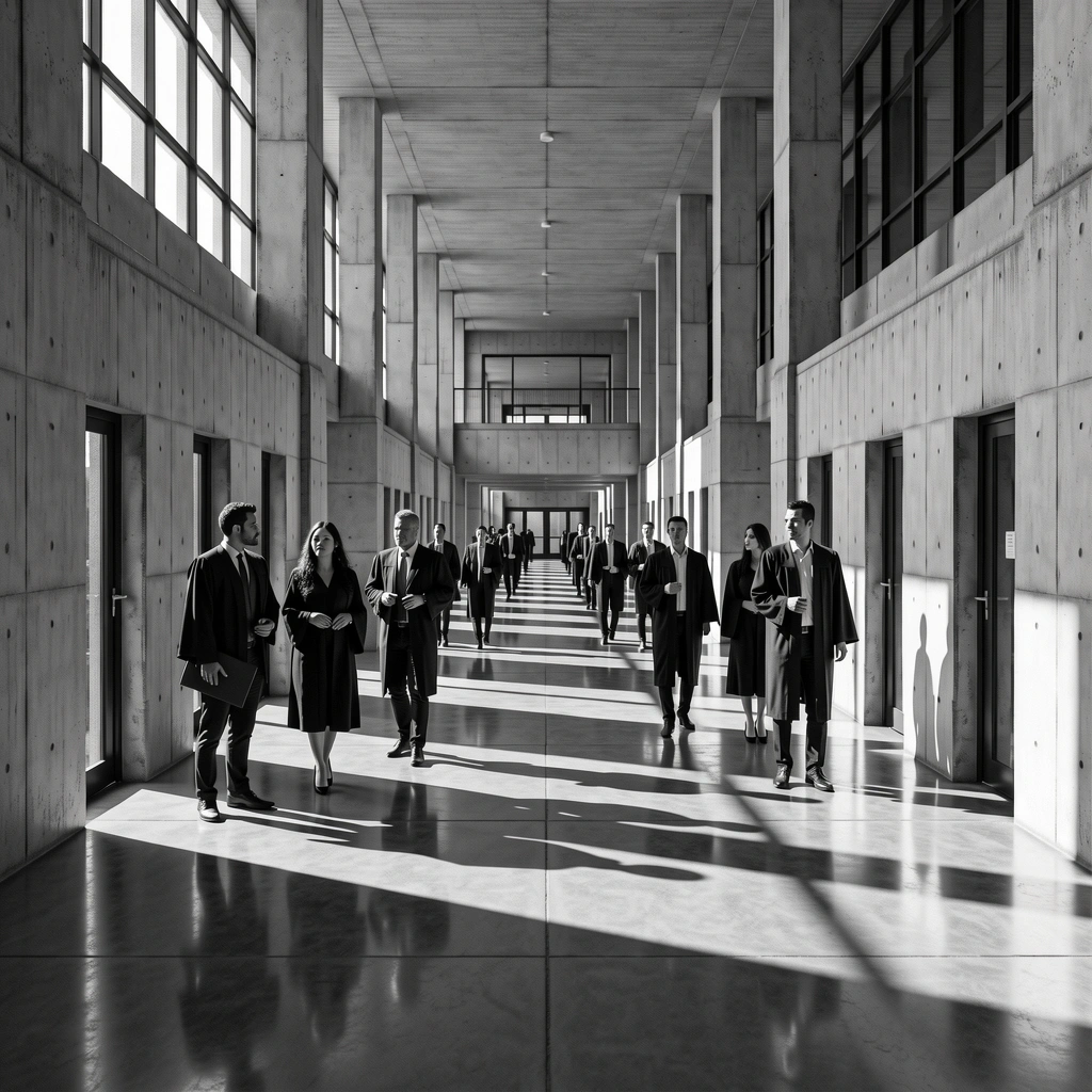 Pasillo institucional